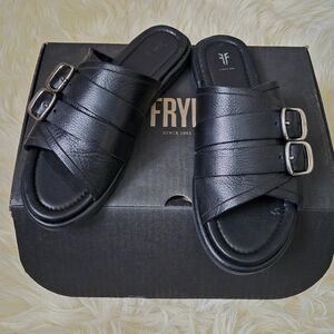 FRYE TAIT MOTO SLIDES
